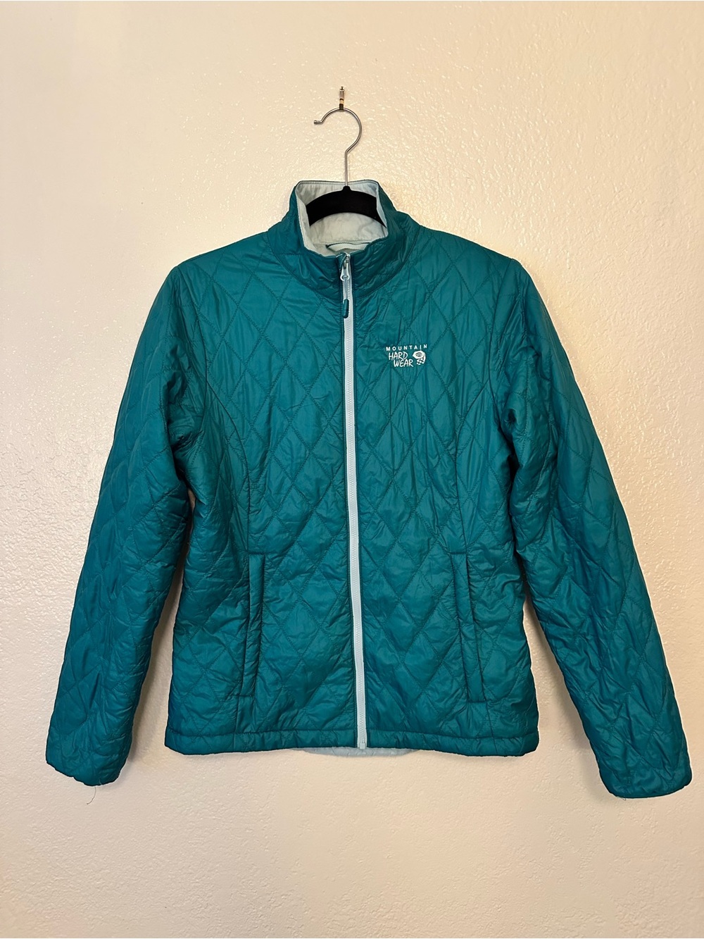 Mountain Hardwear Teal Quilted Puffer Jacket Nano Puff Outdoorsy